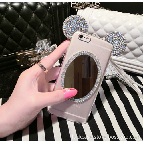 New arrival customized Diamond mobile phone case For iPhone 7
